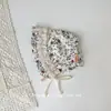 Chapéus para Bebês e Crianças Pequenas para Primavera, Outono e Verão, Chapéus Finos Florais de Princesa para Meninas de Bebê, Chapéus com Amarração Estilo Corte para Proteção Solar para Crianças Pequenas, Protetor Solar