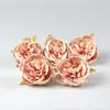 Boutique simulação rosa multi-estilo flor de seda cabeça de flor comércio exterior transfronteiriço floral arranjo de flores buquê acessórios de decoração de casamento