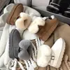 Encuentro de Primera Temporada Botas de Nieve de Suela Gruesa Forradas de Piel para Mujer 2026 Nuevos Zapatos de Algodón Gruesos de Media Caña para Invierno Noreste