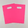 Bolsos de Plástico Personalizados Bolsos para Tienda de Ropa Bolsas Punzonadas Publicitarias PE Regalo Gafas Joyería Bolsillo de Solapa Plana Pantalones Personalizados