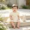 Enterizo de Verano para Bebé Vestido de Princesa 2026 Bebé Niña Meses Pequeños Ropa para Banquete de 100 Días Body Delgado de Verano
