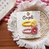 Nuevo Pasador de Flor de Perla con Puntada de Flor Bordada de Borde Quemado Hecho a Mano de Primavera y Verano para Niños Coreanos Pinza BB de Flor Pequeña Versión AB Cuerda para Niñas