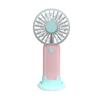 Novo Mini Ventilador Portátil de Mão, Mini Ventilador Portátil, Carregamento USB, Longa Duração da Bateria, Ventilador de Mesa, Presente com Logo