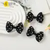 Punto de Polka Multicolor Hilo de Gasa Poliéster Algodón Lazo en la Cintura DIY Accesorios de Tela Bolsos Zapatos Accesorios de Ropa Accesorios para el Cabello Al por Mayor