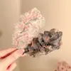 Pinza de Plátano Elegante de Malla Plisada Estilo Coreano para Cola de Caballo Alta 2025 Nuevo Pasador para Mujeres para Personalizar el Volumen del Cabello en la Parte Posterior de la Cabeza
