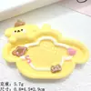 Platos Pequeños Lindos de Dibujos Animados Accesorios de Resina Pegamento de Crema DIY Pasadores para el Cabello Colgantes Hebillas de Zapatos Juguetes Blanditos Adornos Pequeños
