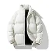 26 estilos de jaquetas de algodão de inverno plus size para homens, casacos da moda com gola bomber, jaquetas de inverno casuais espessadas