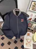 Jaqueta Masculina Jaqueta Jacquard Retrô Americano Novo Design Costura de Baseball Jaqueta Solta para Casal