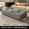 Juego de Mesa de Centro y Mueble para TV sin Instalación para Sala de Estar, Mesa de Té de Pie Estilo Nórdico, Combinación Moderna Minimalista de Mesa de Centro y Mueble para TV