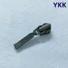 Cremallera Ykk No. Cremallera de 3 Dientes Metálicos con Deslizador de Bloqueo Automático para Bolsas, Bolsillos y Ropa, con Deslizador Antideslizante