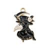 Acessórios de joias faça você mesmo série de Halloween liga óleo caveira lua corvo pingente pulseira pingente atacado