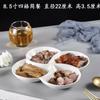 Hermosos Platos de Cerámica con Forma Irregular para Uso en Restaurante y Hogar, Adecuados para Comedor Privado y Platos Especiales de Hotel, Platos para Entremeses Fríos Estilo Chino