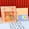 Oro Puro 999 Gama Alta Exquisito Regalo Día de San Valentín Chino 520 Paz y Alegría Princesa Por Favor Haz Galletas de la Fortuna para que Otros las Regalen Venta al por Mayor