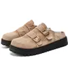 Zapatillas Birkenstock modelo nuevo 2026, zapatos casuales para deportes al aire libre y uso diario, zapatos slip-on de mezclilla lavada y desgastada
