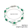 Moxi Transfronterizo Pulsera de Moda con Forma de Hoja de Zircón y Enredadera de Diamantes Completos Pulsera de Moda Geométrico Simple Personalizado