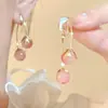 Placa de Incienso para Mosquitos sin Orejas Pinza para Oreja Diseño de Estilo Frío Pendientes Pendientes Largos con Borlas para Mujer Pinza para Oreja Indolora Versátil