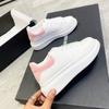 Tênis Branco para Mulheres, Sola Grossa, Estilo Novo Primavera e Outono, Aumenta Altura, Tênis Pai, Tendência, Celebridade da Internet, Tênis Esportivo Casual