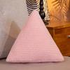 Cojín Triangular Estilo Nórdico Forma Geométrica Nudo Trenzado Cojín para Sofá Cama Decoración para el Hogar