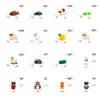 Juguete Popular Transfronterizo Impreso en 3D, Decoración de Micro-Paisaje de Animales Realistas, Figura Articulada Múltiple, Modelo Lindo de Animal Pequeño