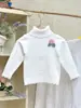 Nuevo Top de Punto de Cuello Alto Estilo Coreano Suéter de Punto Cálido