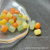 Jade de Seda Dourada de Xinjiang Ágata Tricolor Contas Cilíndricas Contas Espaçadoras Estilo Vintage Acessórios de Contas Pulseira DIY Colar