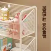 Estantería integrada contra la pared, estante de almacenamiento móvil, estante para libros junto al escritorio del estudiante, pequeña estantería simple de pie