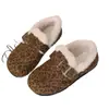 Zapatos de algodón para mujer, nueva colección de invierno 2026, diseño retro estilo coreano con una sola tira, suaves, cómodos y cálidos