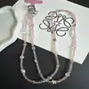 Cordón para Teléfono de Lujo Ligero con Estrella de Cristal y Cielo Estrellado para Mujer, Nuevo Modelo 2026, Cadena Larga Cruzada, Accesorio de Cadena Portátil