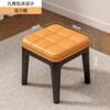 Taburete bajo Taburete con bolsa suave engrosada Apilable Taburete para cambiar zapatos en la puerta Moderno Simple Hogar Sala de estar Plástico Banco pequeño Taburete