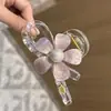Pinza para el cabello floral estilo coreano para mujer, pinza de garra mediana versátil, accesorio para el cabello, nuevo modelo 2026 Pinza de tiburón