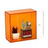 Caja de Almacenamiento Acrílica para Montar en la Pared Decoración de Sala de Estar Caja de Almacenamiento de Libros Montada en la Pared sin Perforaciones Soporte de Exhibición para Modelo de Mano