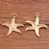 Vários Tipos de Acessórios para Joias DIY de Liga Metálica Transfronteiriços, Conectores de Pingente de Vida Marinha, Charms de Estrela-do-Mar, Tartaruga e Concha