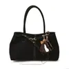 Bolsa Tote Vintage de Nicho Fosca para Mulheres Nova Coleção Primavera 2026 Casual Estilo Coreano Versátil de Ombro/Axila