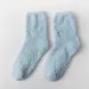 Calcetines de Coral Grueso Planos de Media Caña para Mujer, 23 Colores, Color Caramelo, Calcetines Dulces para Dormir, Calcetines de Piso Cálidos de Coral Grueso en Media Cara