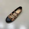 Zapatos Mary Jane Planos Bajos Estilo Coreano con Estampado de Leopardo para Mujer, Nuevo Modelo 2026, Punta Redonda, Moño, Zapatos de Abuela Slip-On