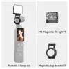 Lanterna de Bolso Magnética de Liberação Rápida para DJI POCKET 3 Luz de Preenchimento Luz para Fotografia de Câmera Esportiva Acessórios