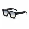 Gafas de sol cuadradas de moda europeas y americanas 2026 para hombre, Gafas de sol personalizadas de acetato, Gafas versátiles de protección solar para hombre, Transfronterizo