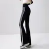 Pantalones de mujer acampanados tipo tiburón, nueva colección primavera/otoño 2026, de cintura alta, talla grande, diseñados para hacer que las mujeres se vean más delgadas, pantalones de yoga acampanados