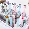 Reloj electrónico de silicona infantil lindo de dibujos animados 2021 nuevo reloj infantil fábrica en stock venta directa una generación de cabello