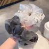 Alfabeto Inglês Fio Sentido Tigela Grande Menina Elegante Alto Sentido Anel de Cabelo Corda de Cabelo Laço Mori Corda de Cabelo Flor de Cabeça