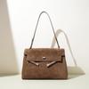 Nuevo Estilo Otoño e Invierno 2026 Diseño Sencillo Bolso de Hombro de Cuero Mate Moda Versátil Retro para Viaje Cruzado Bolso de Mujer