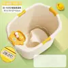 Cubo de Baño para Niños, Bebé Puede Sentarse en el Cubo de Baño, Tina de Baño Espesa para Bebé, Cubo de Baño de Plástico, Cubeta de Baño para Niño
