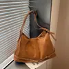 Bolso tote casual de moda de invierno para mujer de gran capacidad, bolso cruzado retro para ir al trabajo, bolso de hombro al por mayor