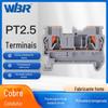 Terminal de Fiação de Mola de Conexão Direta Rápida de 1.5-2.5mm² PT1.5-2.5mm Bloco de Terminais de Nova Energia Sem Ferramentas PT-2.5
