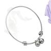 Pulseira Aovello Criativa Infinita de Contas de Aço Estilo Retrô para Homens e Mulheres Joia Ajustável Estilo Coreano