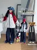 Chaqueta para Niña Estilo Primavera y Otoño 2025 Nuevo Color Block Versión Coreana para Niños Tops para Niñas Mayores Atuendo de Otoño de Moda