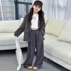 Conjunto de Traje para Niñas 2025 Nuevo Estilo Coreano Moda Infantil Ropa para Niñas Primavera y Otoño Estilo Universitario Traje de Dos Piezas