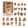 Navidad Transfronteriza Stranger Things Hombre de Jengibre Calendario de Adviento Caja Sorpresa Decoración de Árbol de Navidad Adorno Colgante Acrílico