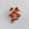 Broche Pequeño de Aleación con Pedrería Transfronterizo, Accesorio para Ramillete, Pin de Moda Versátil, en Stock del Fabricante