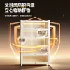 Estante de Livros com Porta de Vidro de Aço para Casa à Prova de Poeira Estante para Livros Infantis Gabinete de Exibição de Figuras de Espaço com Luz Gabinete Ita Gabinete de Lata